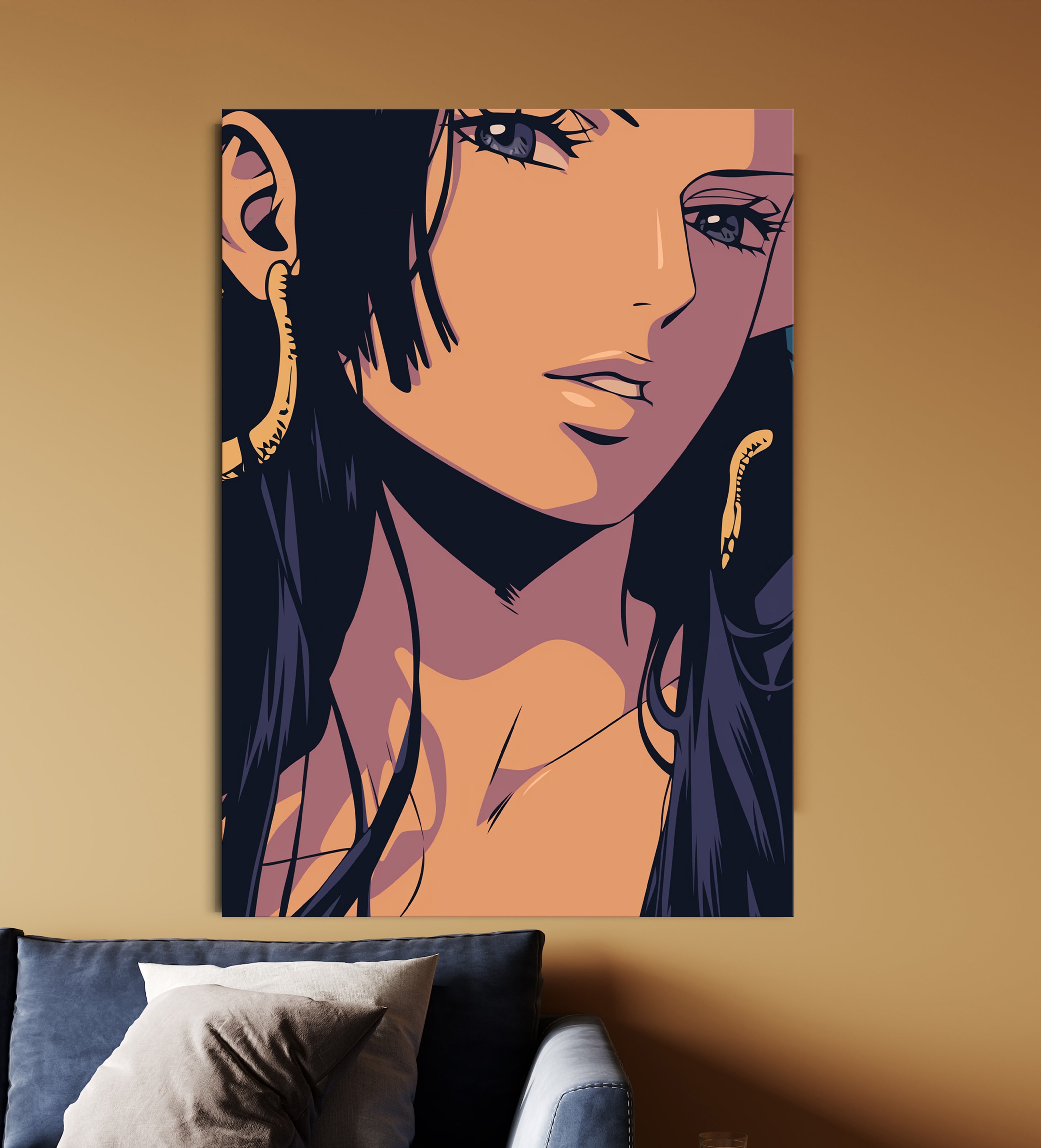 Nico Robin Luxury Aesthetic Poster | One Piece Anime Wall Art Lazywalls
